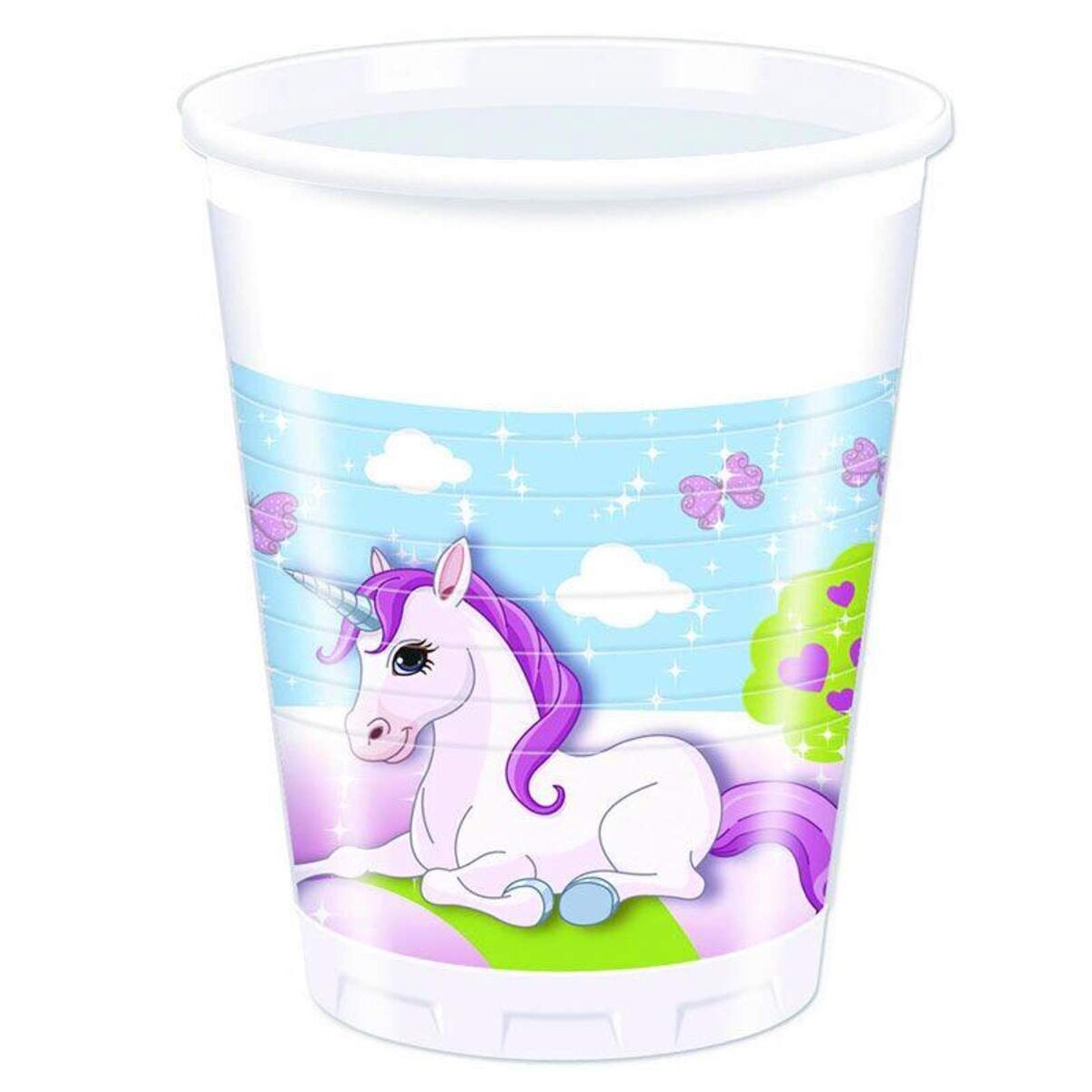 Procos Partybecher Einhorn ca. 200ml, 8 St.