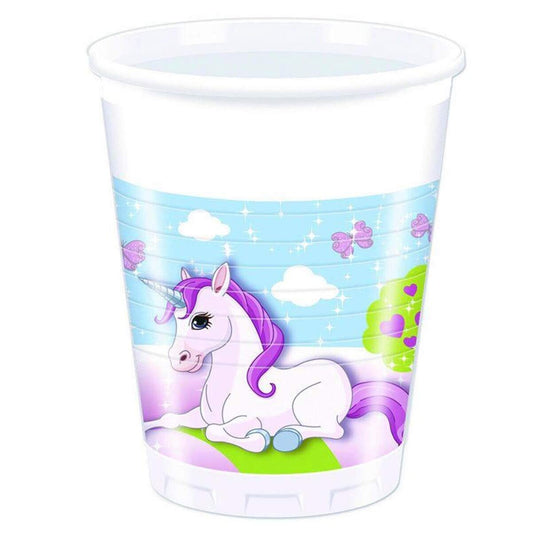 Procos Partybecher Einhorn ca. 200ml, 8 St.