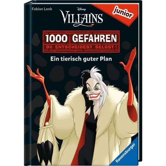 Ravensburger 1000 Gefahren junior - Disney Villains: Ein tierisch guter Plan