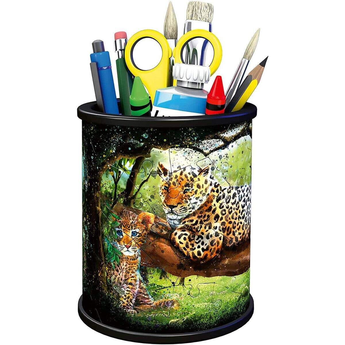 Ravensburger 3D Puzzle - Utensilo Raubkatzen, 54 Teile
