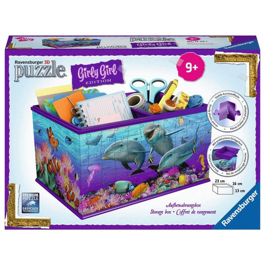 Ravensburger 3D Puzzle Aufbewahrungsbox Unterwasserwelt, 216 Teile