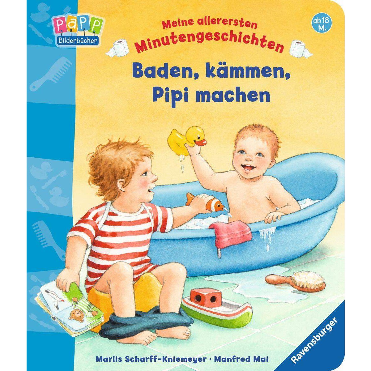 Ravensburger Baden,kämmen,Pipi machen