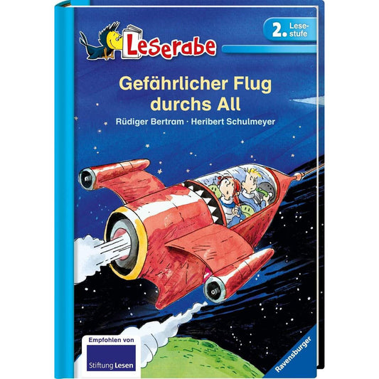 Ravensburger Bertram, Leserabe, Lesestufe 2. - Gefährlicher Flug durchs All