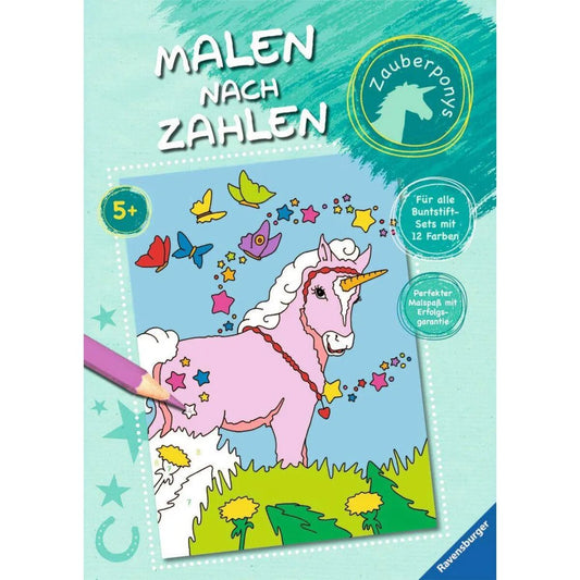 Ravensburger Buch Malen nach Zahlen Zauberponys