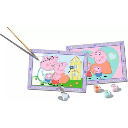 Ravensburger CreArt Malen nach Zahlen Peppa's Familie