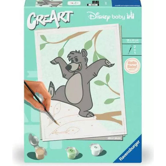 Ravensburger CreArt Malen nach Zahlen für Erwachsene Baloo