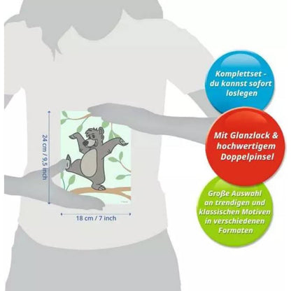 Ravensburger CreArt Malen nach Zahlen für Erwachsene Baloo