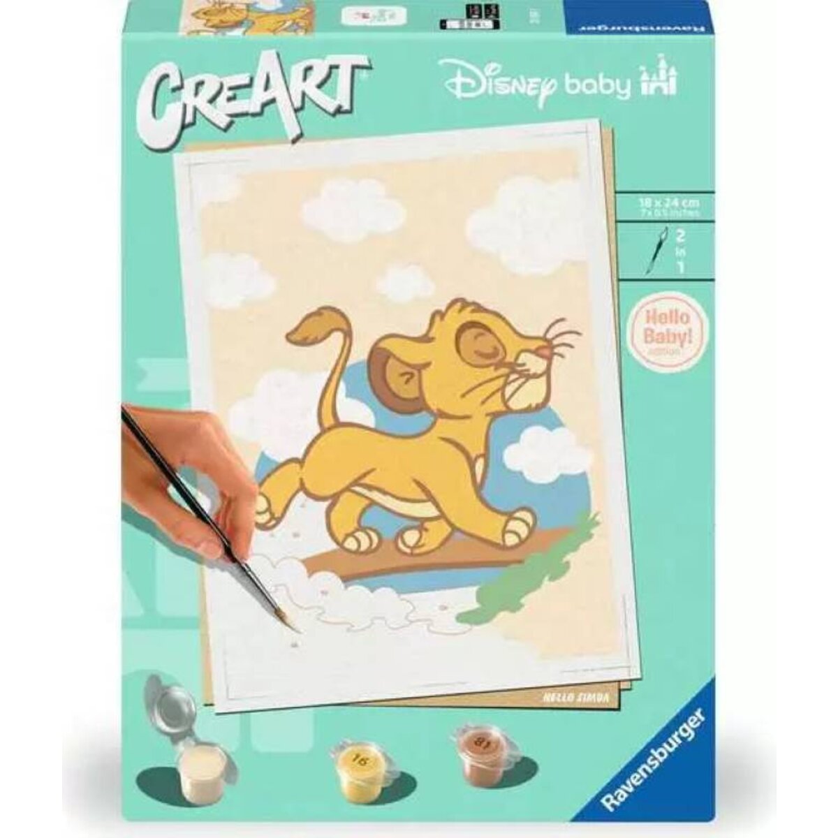 Ravensburger CreArt Malen nach Zahlen Simba