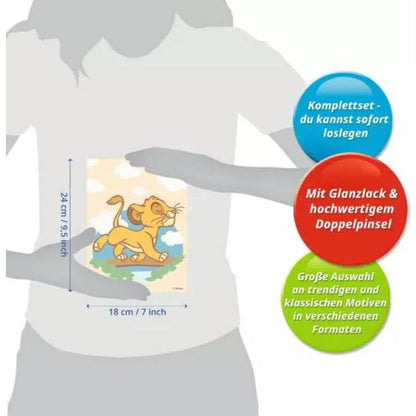 Ravensburger CreArt Malen nach Zahlen Simba