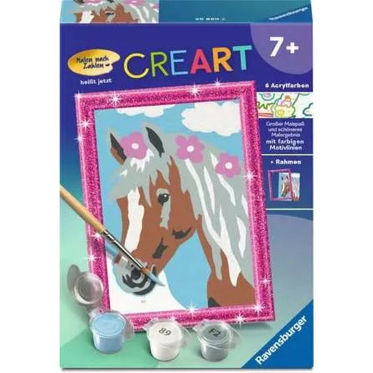 Ravensburger CreArt, Malen nach Zahlen - Hübsche Stute