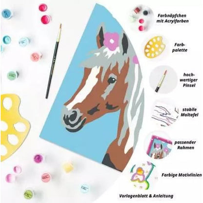 Ravensburger CreArt, Malen nach Zahlen - Hübsche Stute