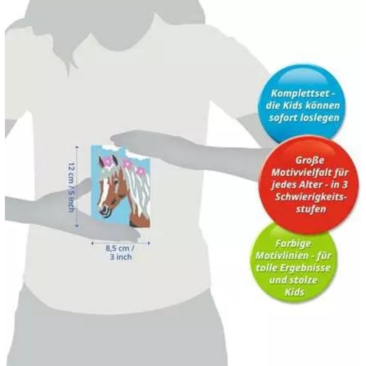 Ravensburger CreArt, Malen nach Zahlen - Hübsche Stute