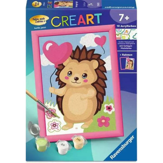 Ravensburger CreArt Malen nach Zahlen Herziger Igel