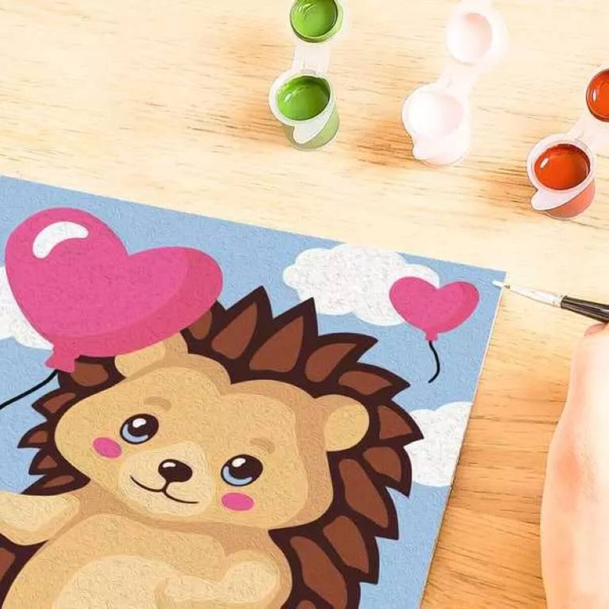 Ravensburger CreArt Malen nach Zahlen Herziger Igel