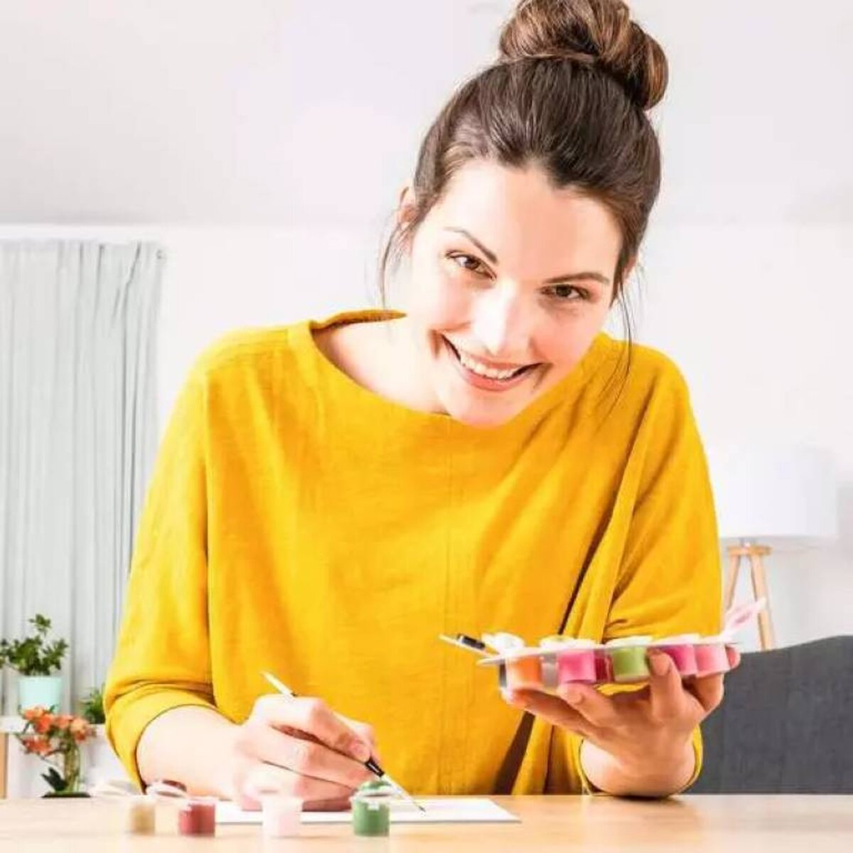 Ravensburger CreArt Malen nach Zahlen Mohnblumenstrauß