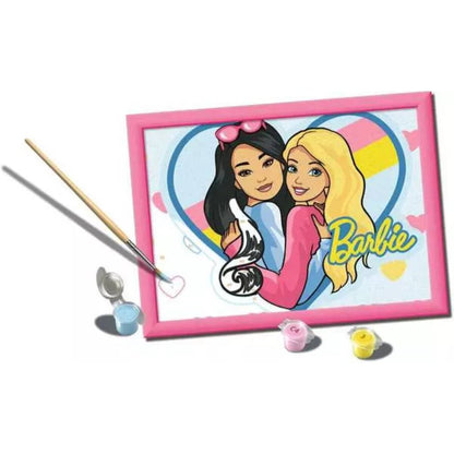 Ravensburger CreArt Malen nach Zahlen Kinder Barbie-Duo