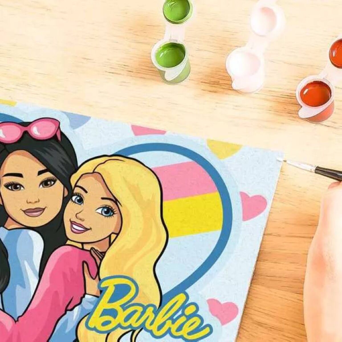 Ravensburger CreArt Malen nach Zahlen Kinder Barbie-Duo