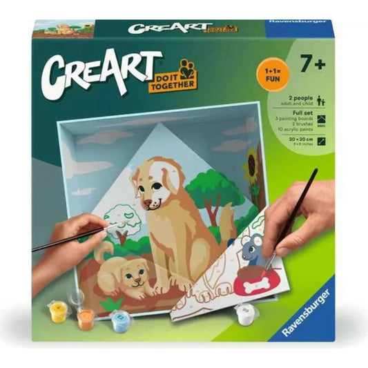 Ravensburger CreArt Malen nach Zahlen Hunde