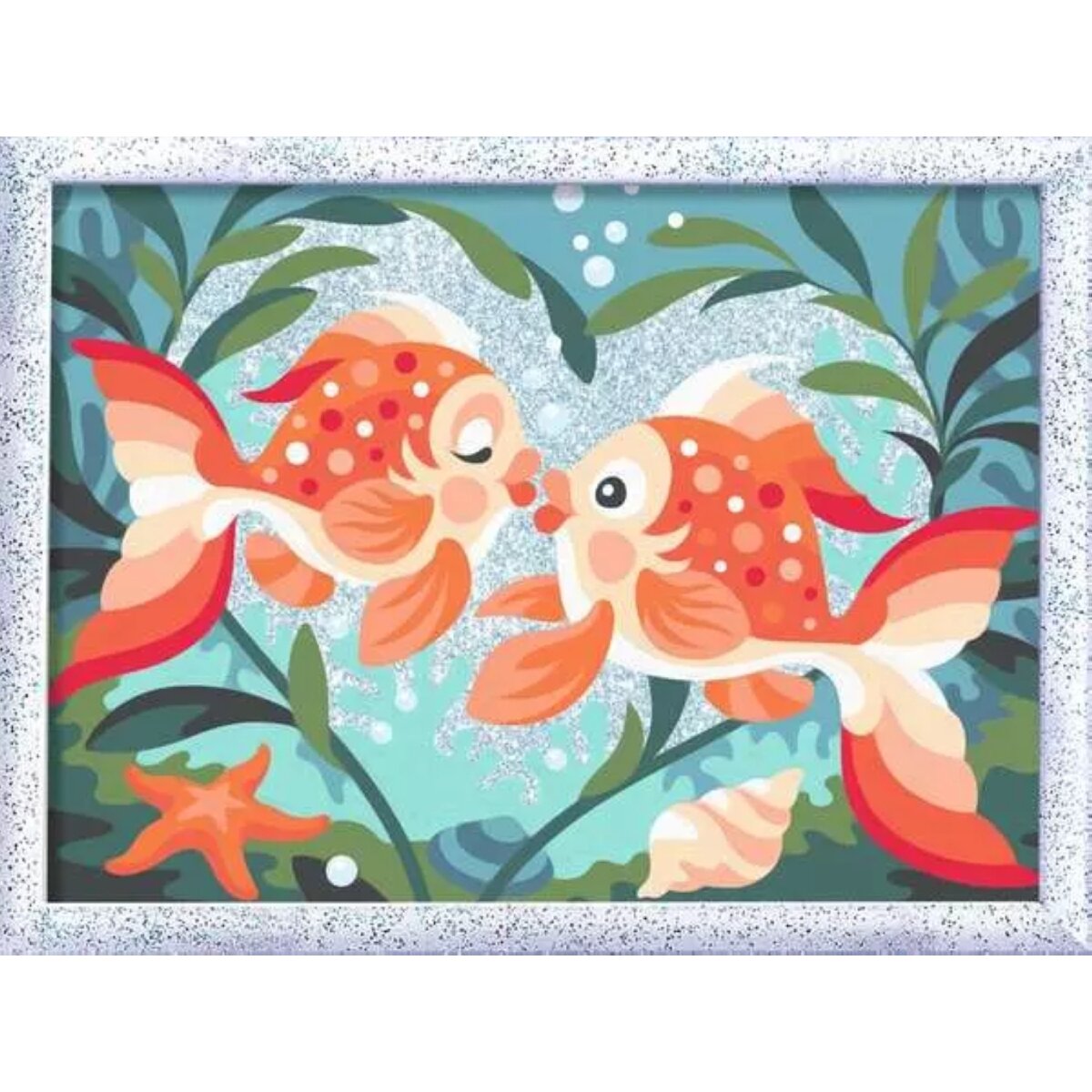 Ravensburger CreArt Verliebte Fische Malen nach Zahlen 24 x 18 cm