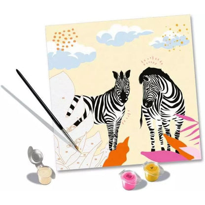 Ravensburger CreArt Zebra - Malen nach Zahlen für Erwachsene