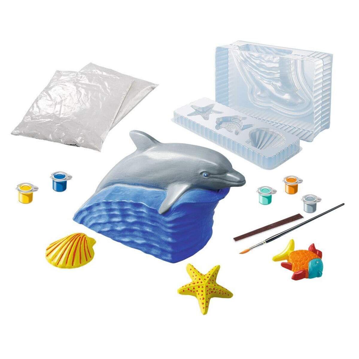 Ravensburger Create & Paint Delfin Gipsfiguren gießen und bemalen