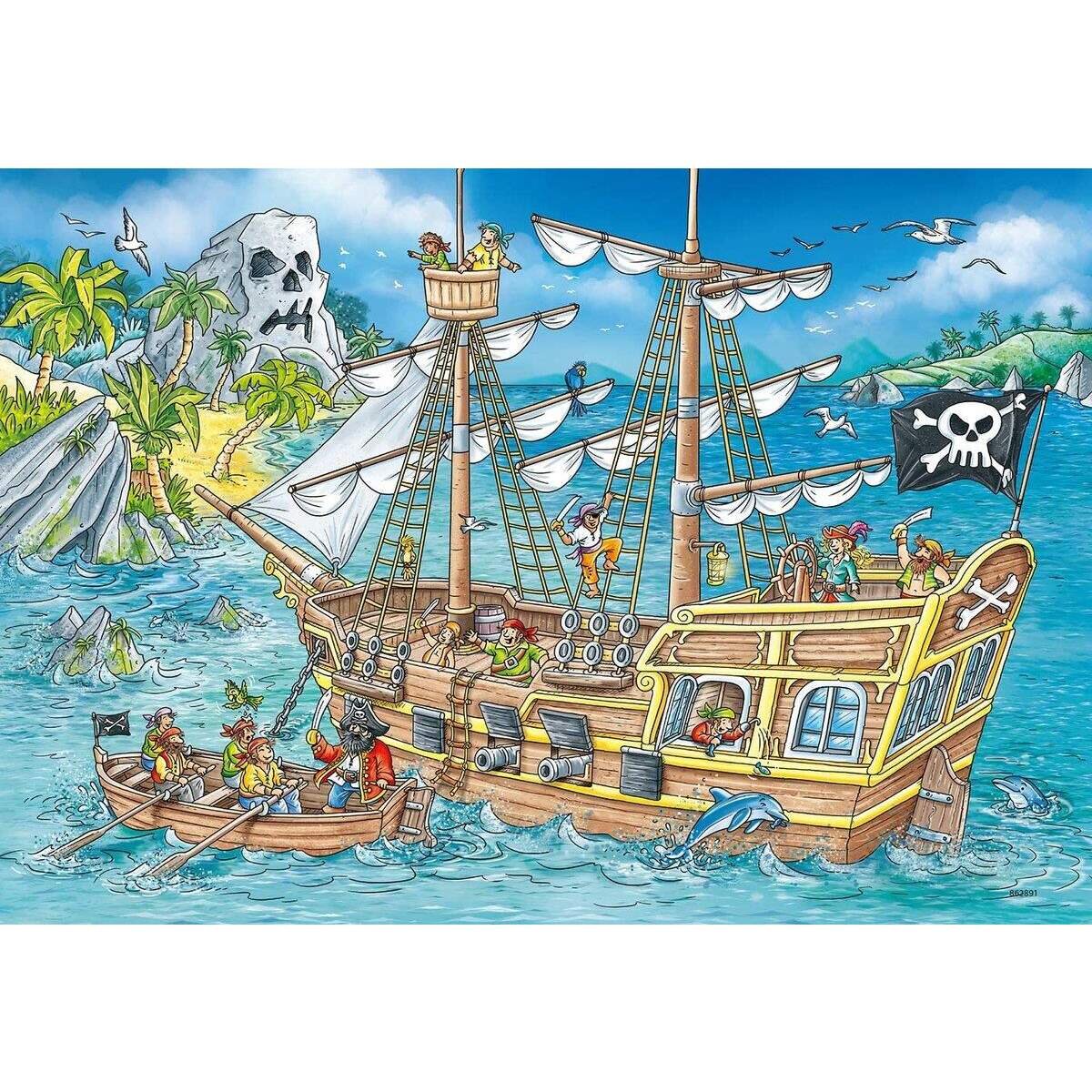 Ravensburger Die Abenteuerinsel 2 x 24 Teile