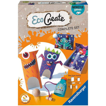 Ravensburger EcoCreate 18144 - Monster Games - DIY Bastelset