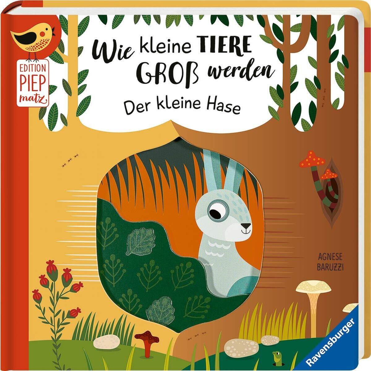 Ravensburger Edition Piepmatz - Wie kleine Tiere groß werden: Der kleine Hase