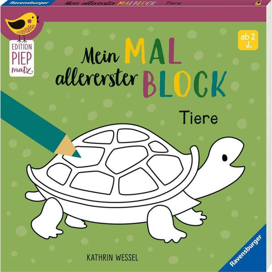 Ravensburger Edition Piepmatz, Mein allererster Malblock - Tiere