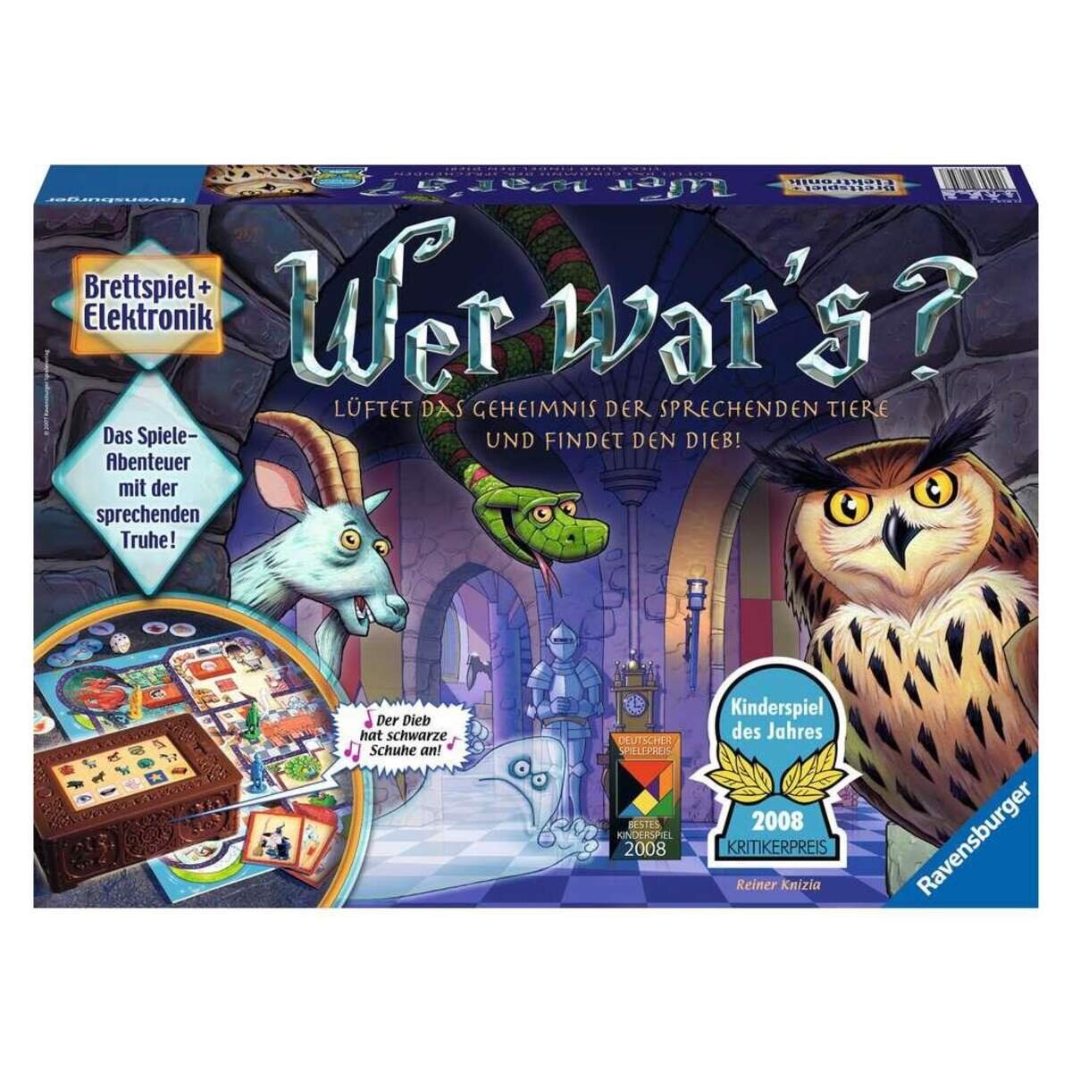 Ravensburger elektronisches Brettspiel Wer war's?