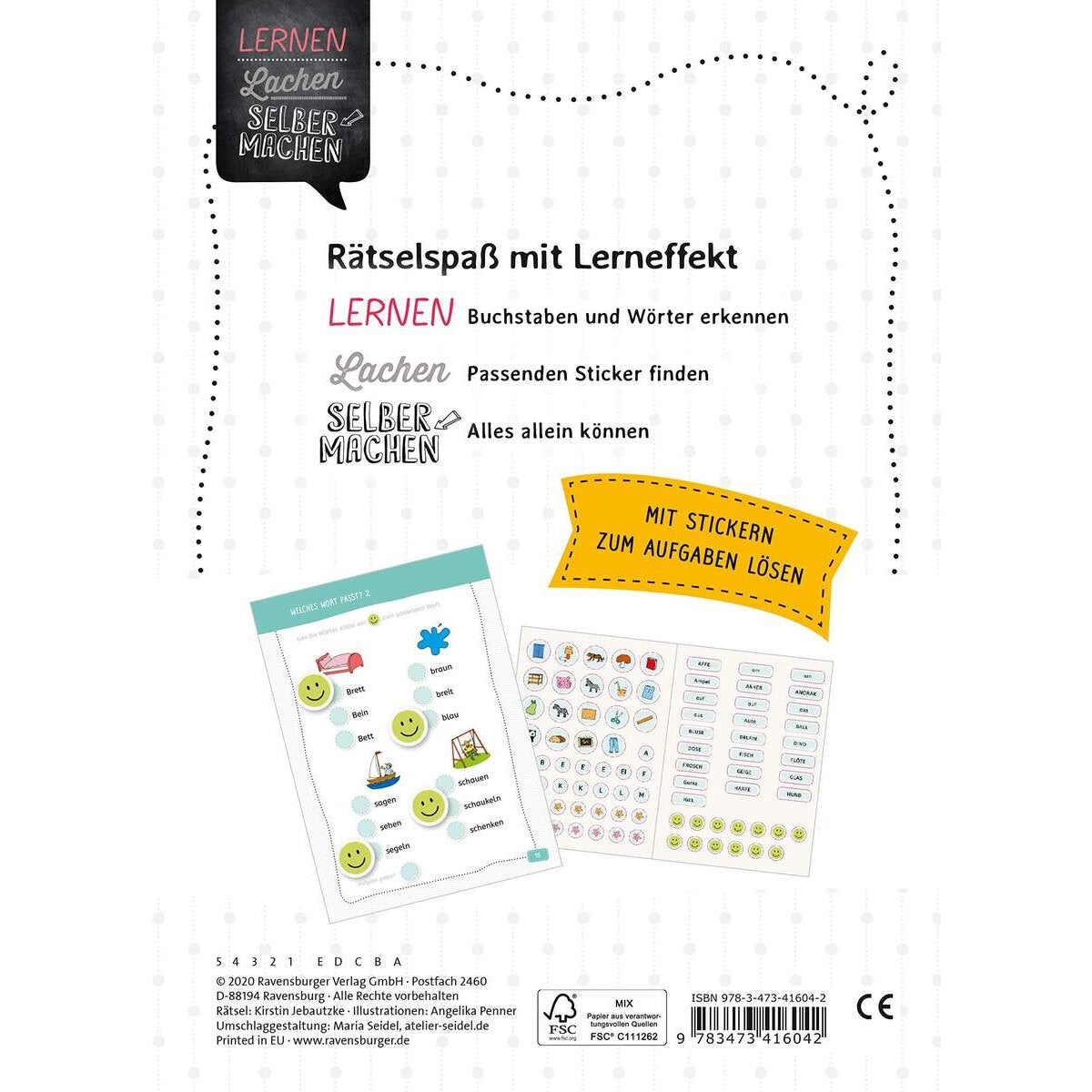 Ravensburger Erstes Lesen Sticker-Rätsel