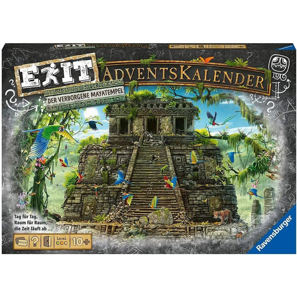 Ravensburger EXIT Adventskalender - Der verborgene Mayatempel - 24 Rätsel für EXIT-Begeisterte