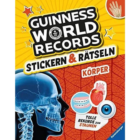 Ravensburger Guinness World Records: Stickern & Rätseln - Körper