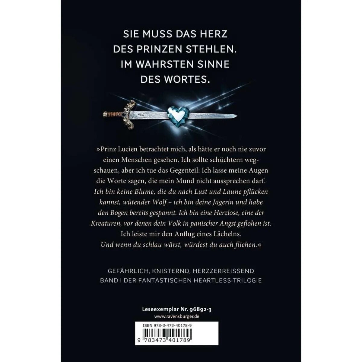 Ravensburger Heartless, Band 1: Der Kuss der Diebin