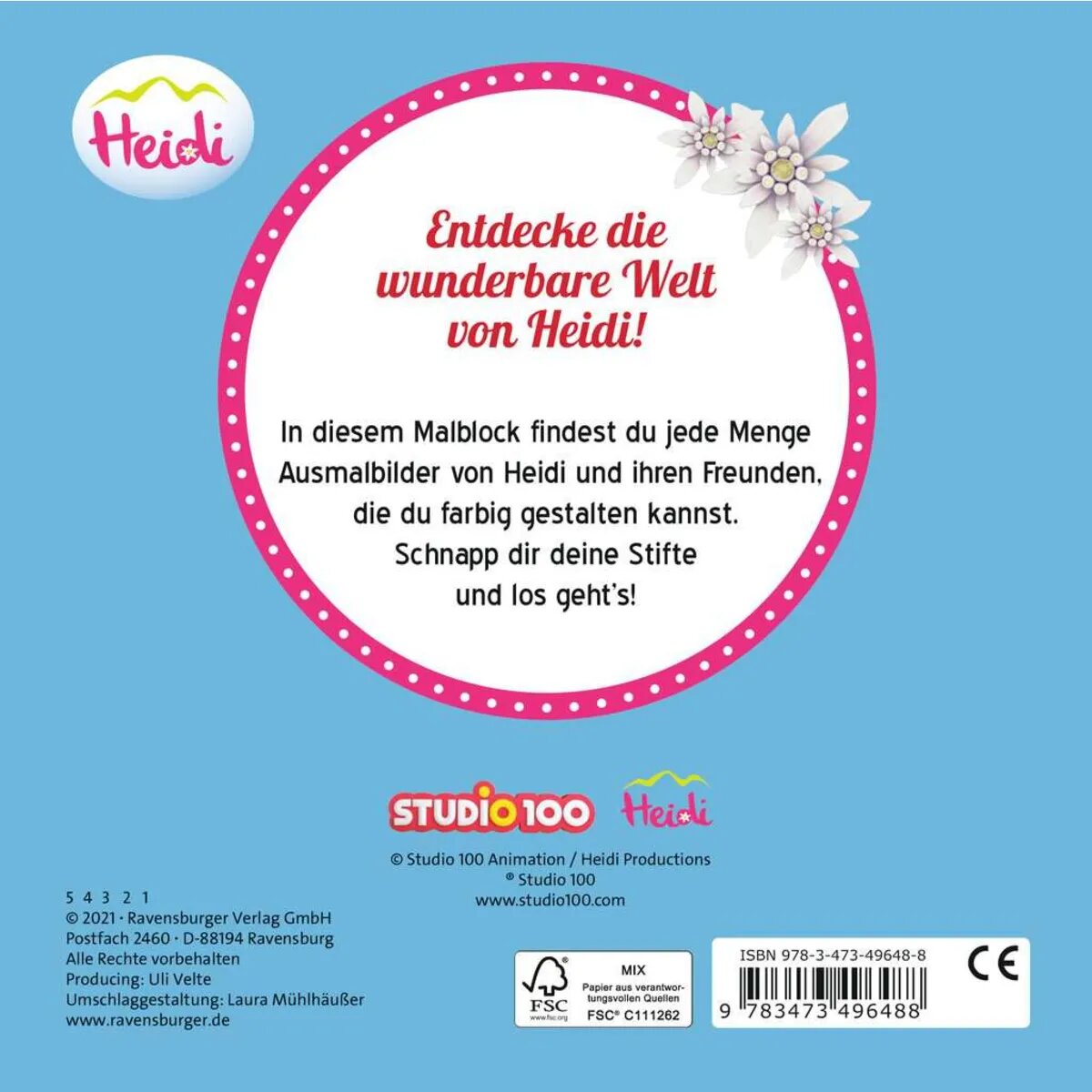 Ravensburger Heidi: Mein Malblock