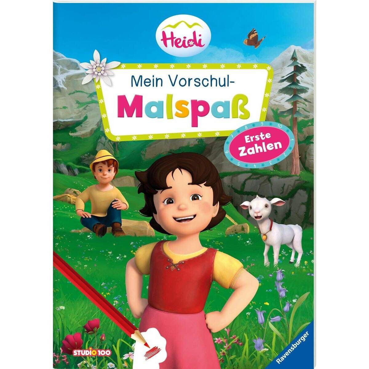 Ravensburger Heidi: Mein Vorschul-Malspaß, Erste Zahlen