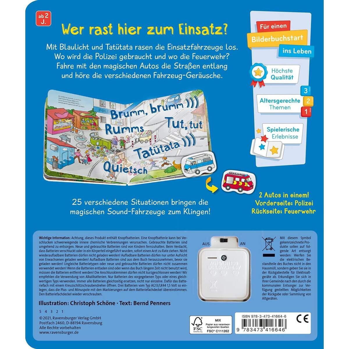 Ravensburger Hör zu und fahr mit zum Einsatz!