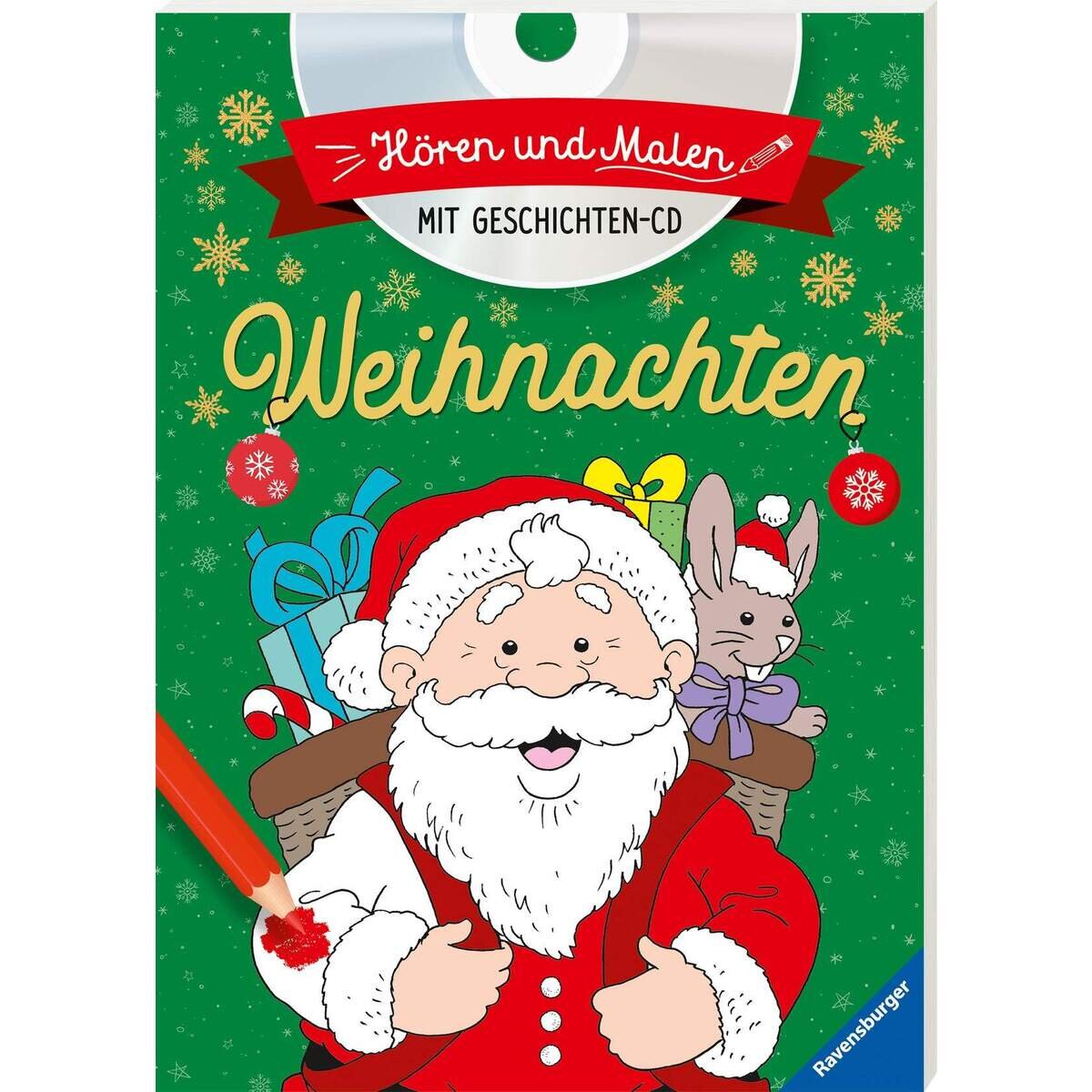 Ravensburger Hören und Malen: Weihnachten (mit CD)