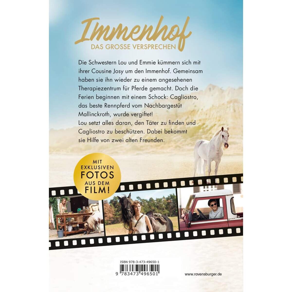 Ravensburger Immenhof: Das große Versprechen. Das Buch zum Film