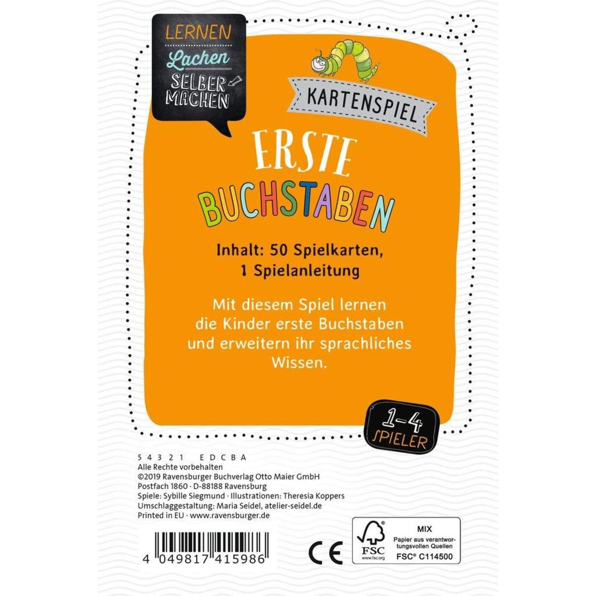 Ravensburger Kartenspiel Erste Buchstaben