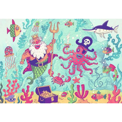 Ravensburger Kinderpuzzle Puzzle&Play 05591 - Piraten auf Schatzjagd - 2x24 Teile Puzzle