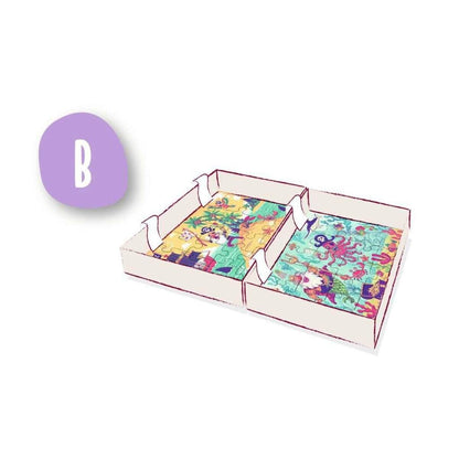 Ravensburger Kinderpuzzle Puzzle&Play 05591 - Piraten auf Schatzjagd - 2x24 Teile Puzzle