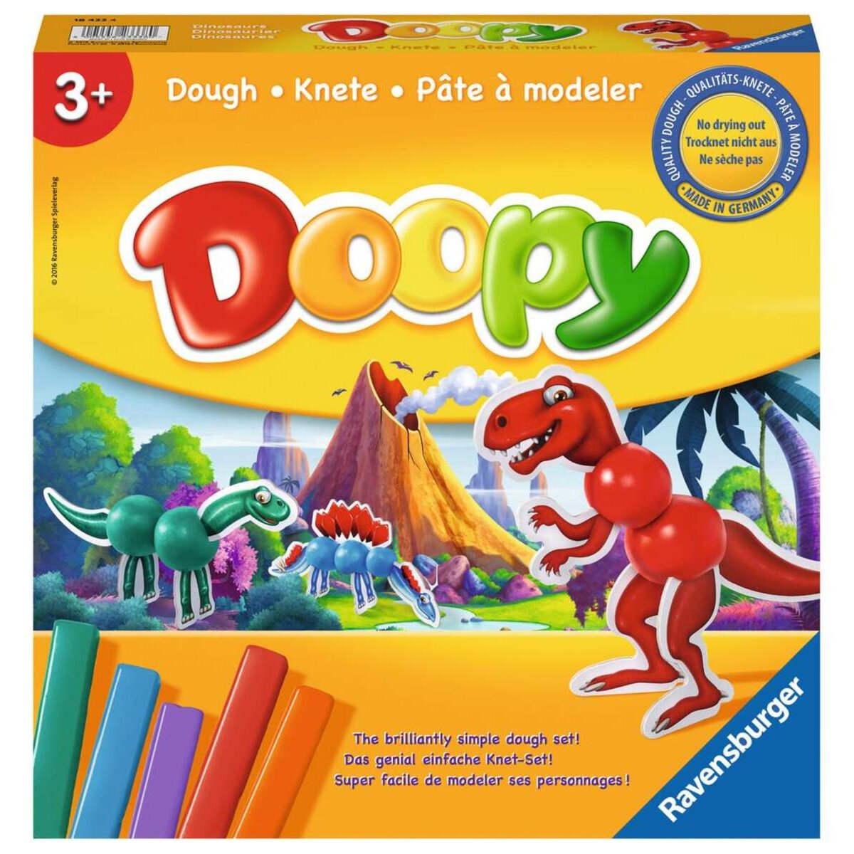 Ravensburger Knetset Doopy Dinosaurier