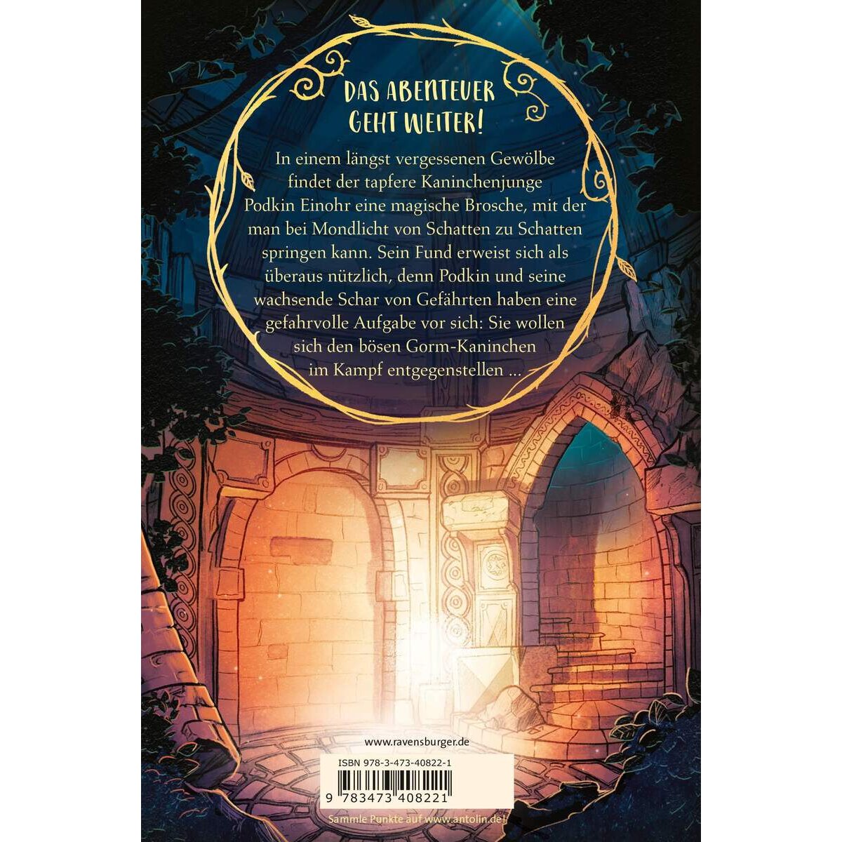 Ravensburger Larwood, Podkin Einohr, Band 2: Das Geheimnis im Finsterbau