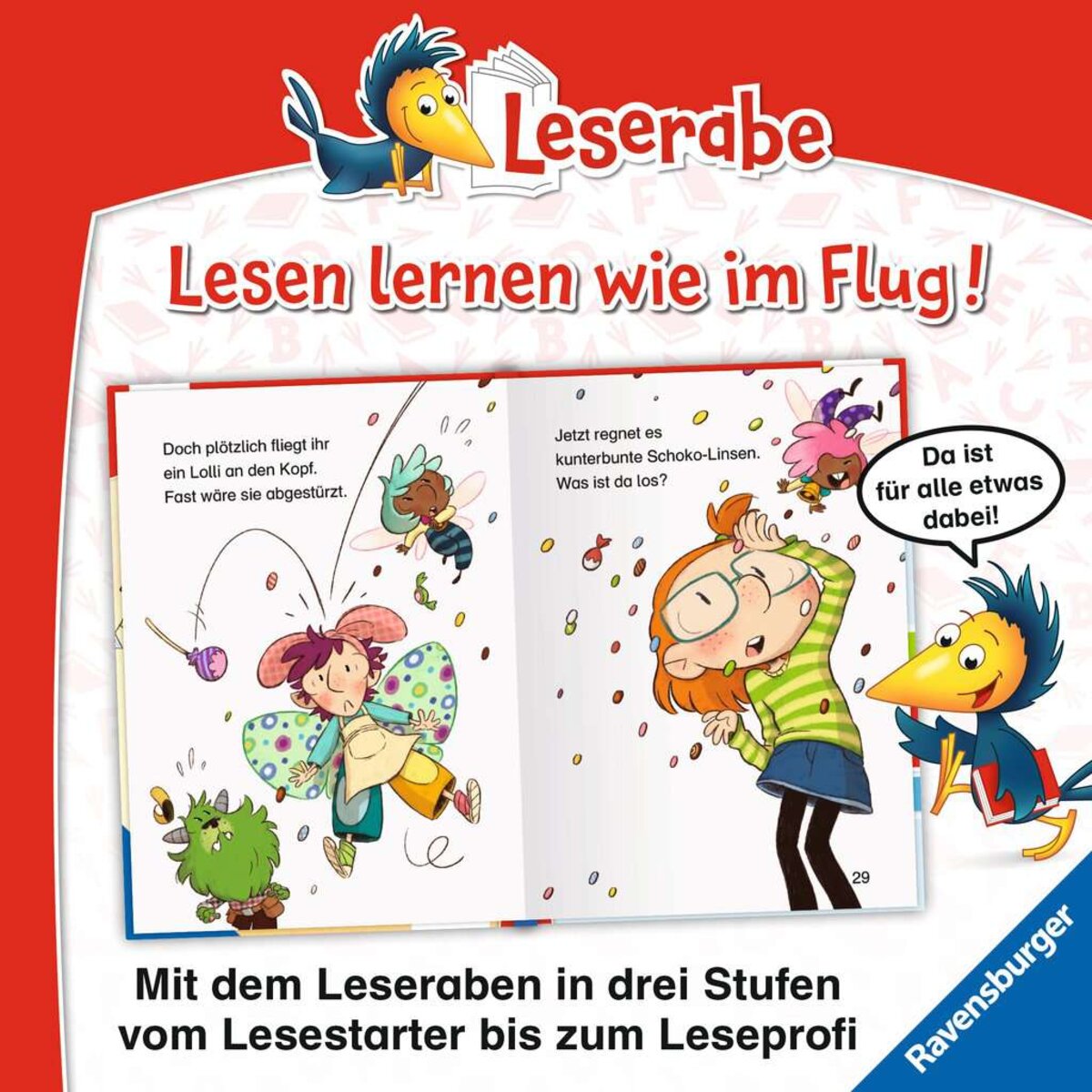 Ravensburger Leserabe - 1. Lesestufe: Idas zauberhafter erster Schultag