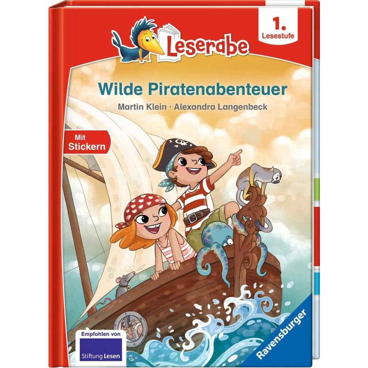 Ravensburger Leserabe - 1. Lesestufe: Wilde Piratenabenteuer