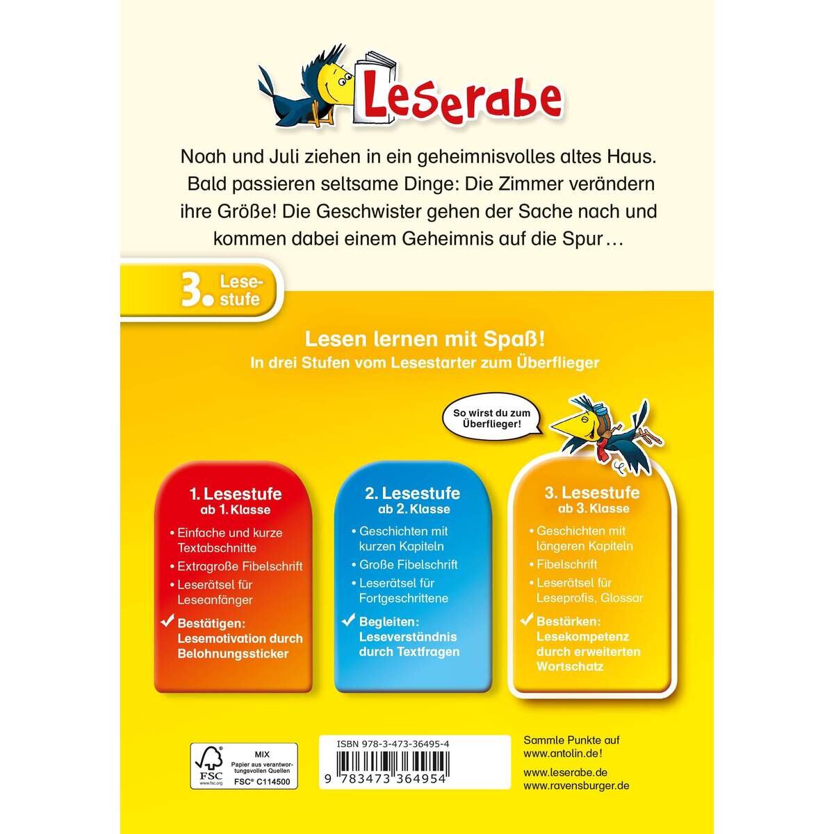 Ravensburger Leserabe 3. Klasse - Das Zauberhaus