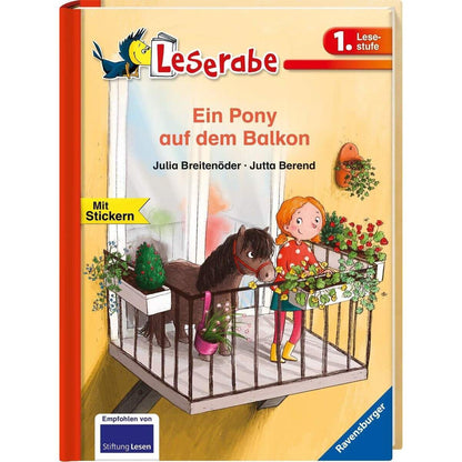 Ravensburger Leserabe Stufe 1 - Ein Pony auf dem Balkon