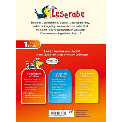 Ravensburger Leserabe Stufe 1 - Ein Pony auf dem Balkon