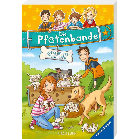 Ravensburger Luhn, Die Pfotenbande, Band. 1: Lotta rettet die Welpen